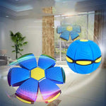 Dog Ball Flying Saucer Ball Pet Deformation UFO Toy Outdoor Sports Dog Training Equipment Dog'S Play Flying DISC