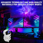 Astronaut Projector，Star Projector Galaxy Light，Night Light for Kids，Light Projector for Bedroom，Starry Nebula Ceiling LED Lamp，With Remote (White)